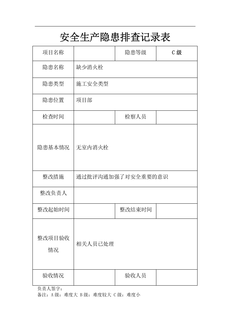 工程安全隐患排查记录表.docx 第3页