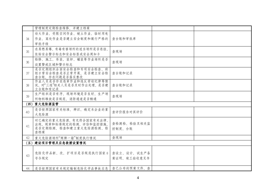企业安全隐患排查检查记录表.docx 第4页