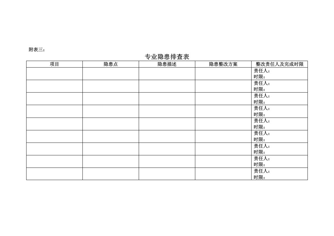 隐患排查表格汇总2020.docx 第5页