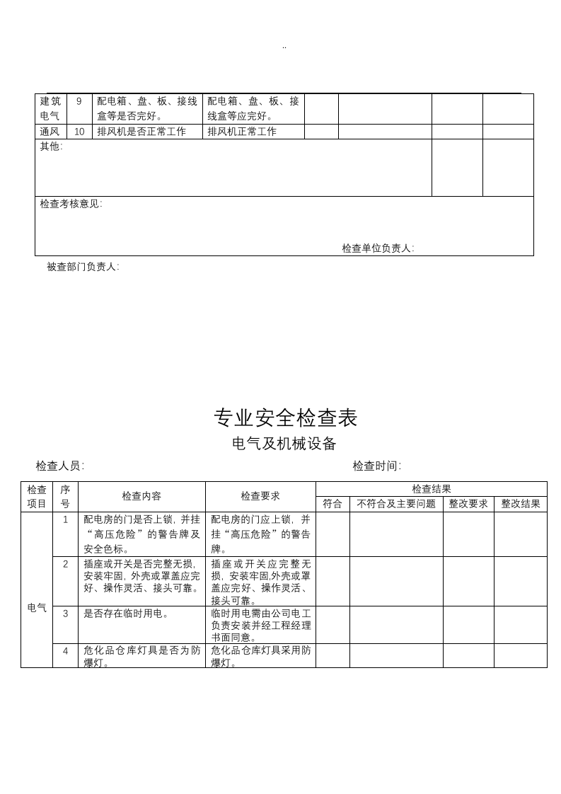 隐患排查记录及表单汇总2020.docx 第6页