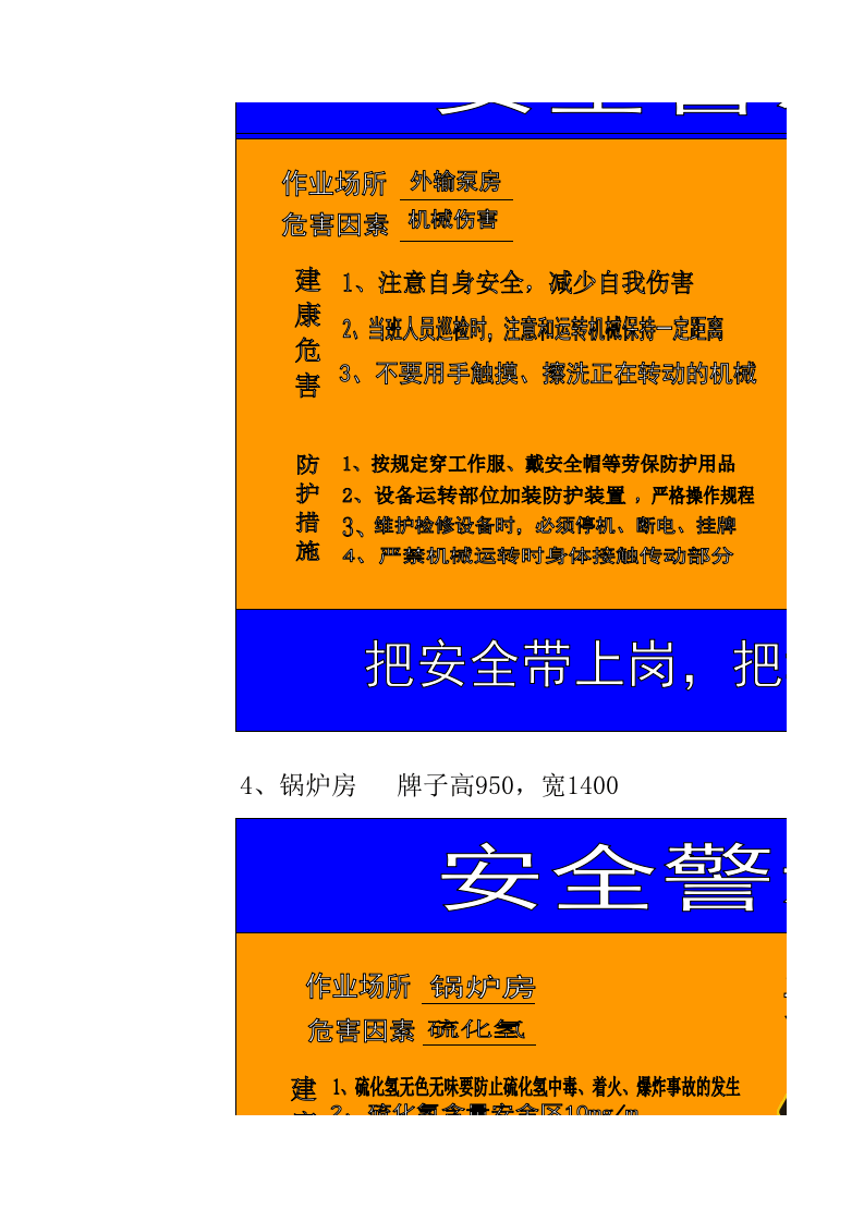 化工公司各区域重大危险源安全告知牌.xls 第3页