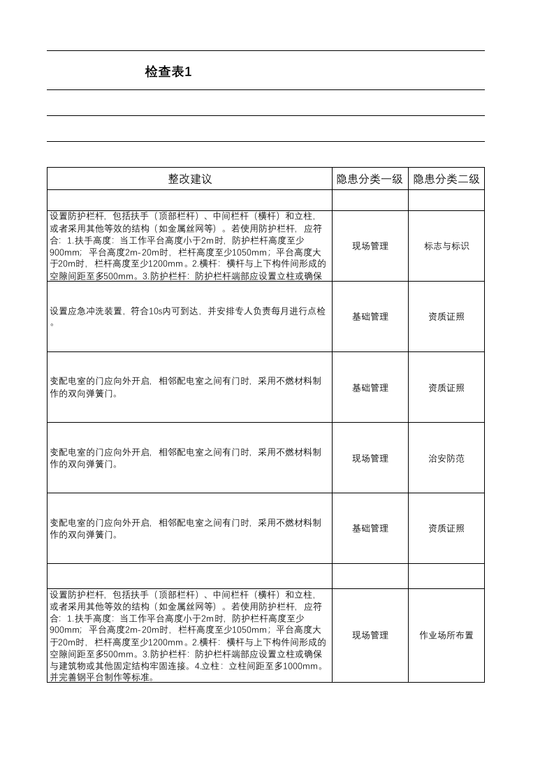 检查表导入模板.xlsx 第5页