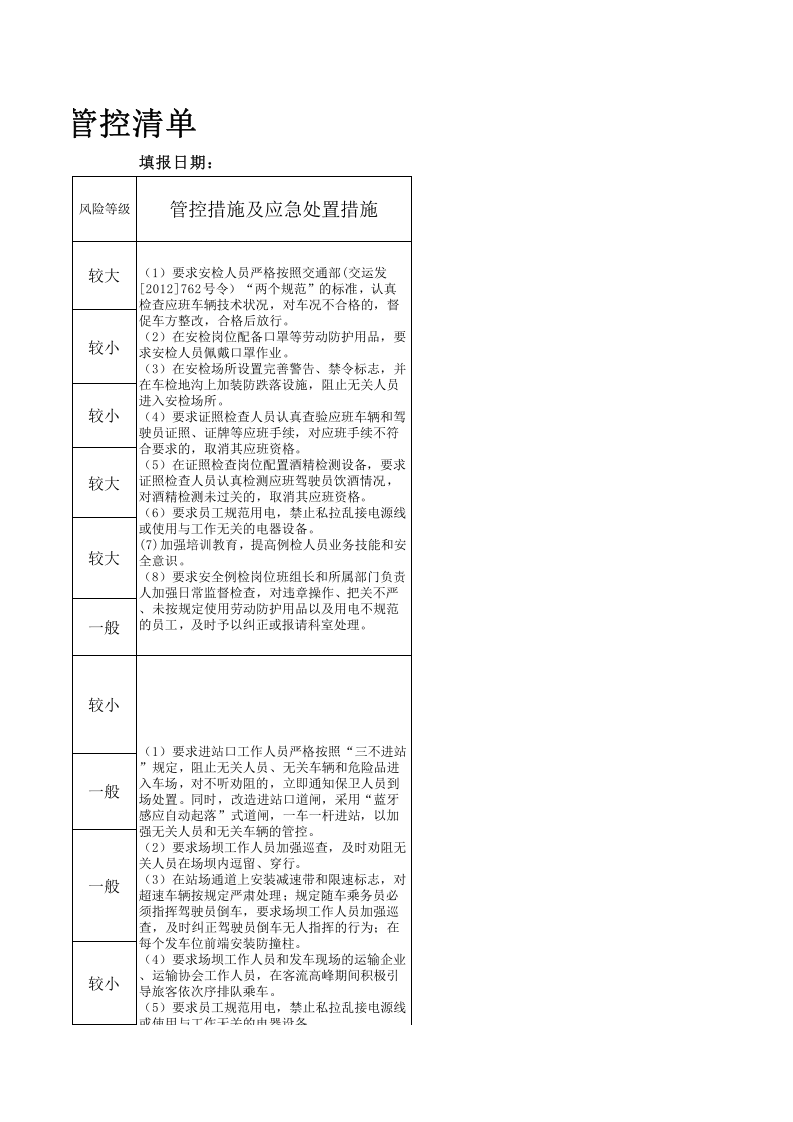 客运站风险点辨识管控清单.xls 第5页
