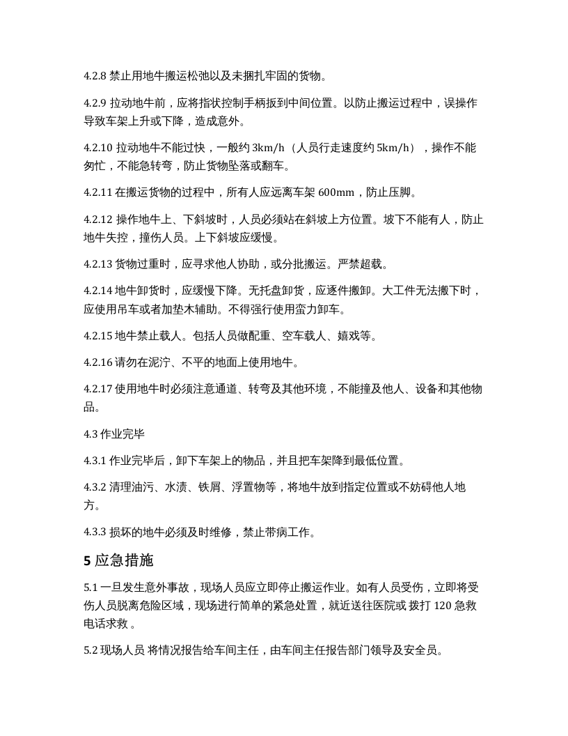 地牛安全操作规程.docx 第4页