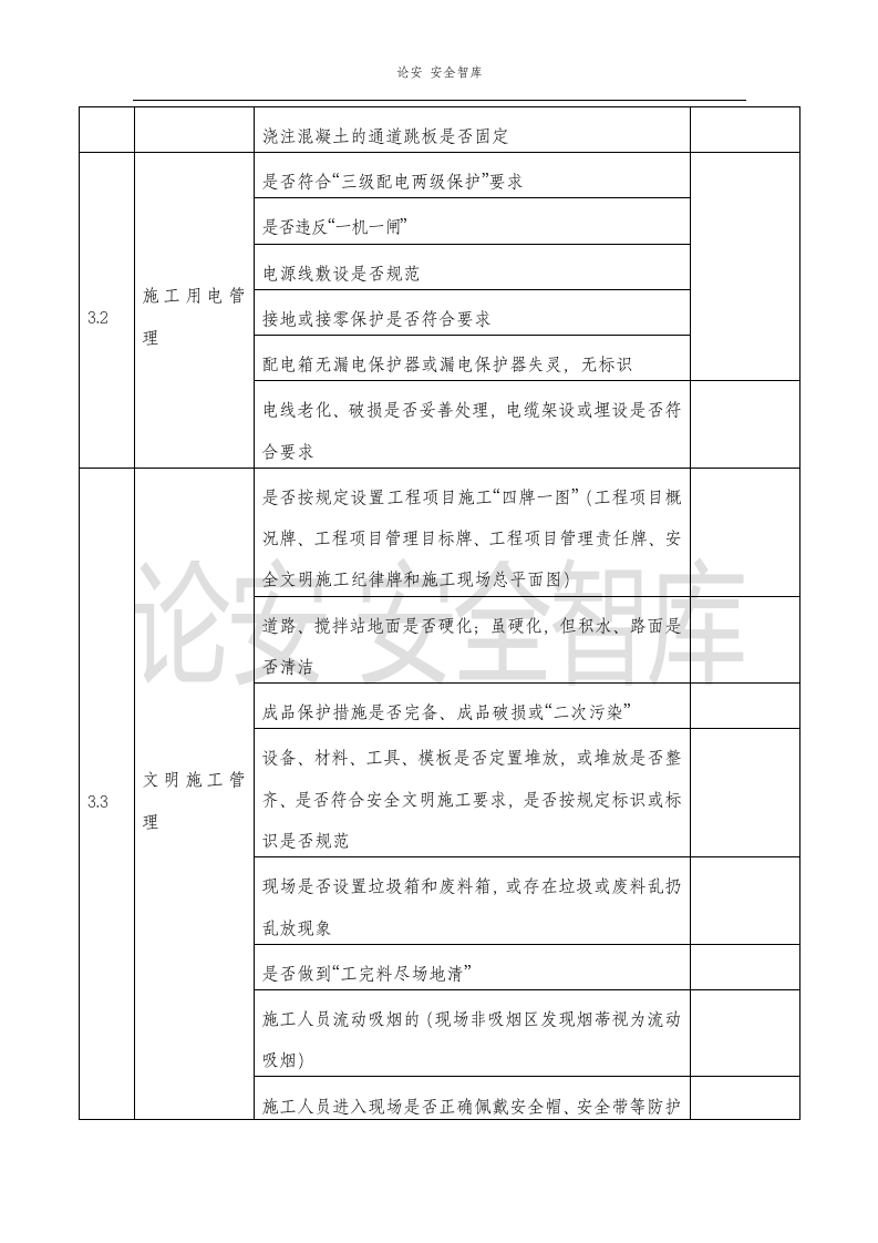 施工项目部春季安全大检查工作方案（7页）.docx 第6页