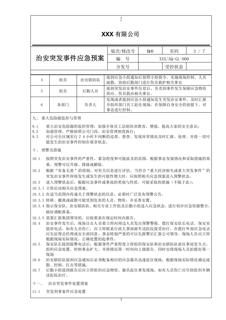 2018治安突发事件应急预案.docx 第3页