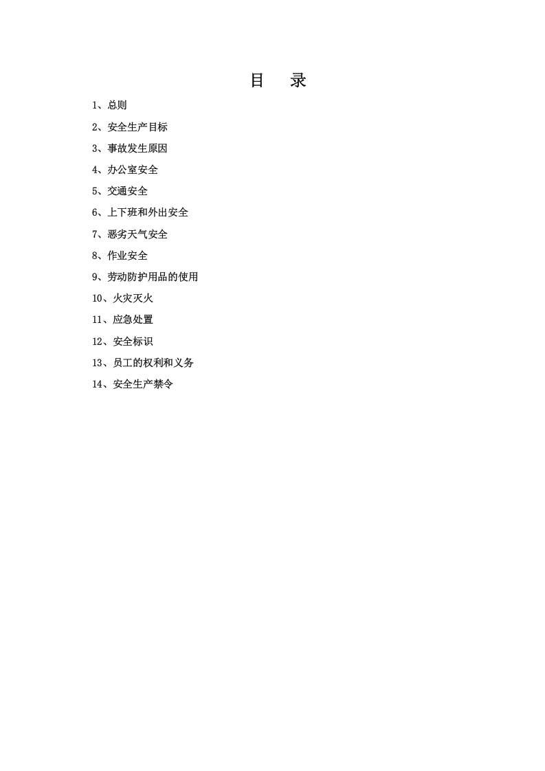 安全生产手册-通用版.docx 第2页