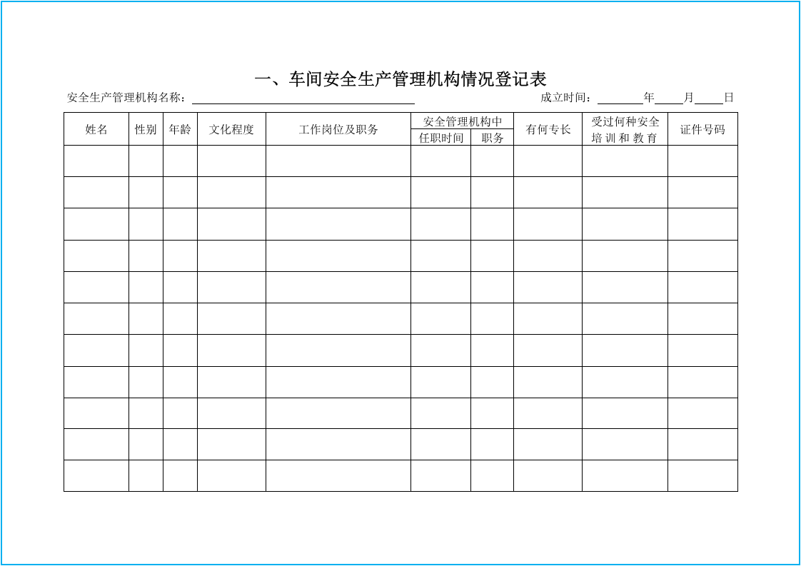 第一套！十三要素范本！标准化安全生产管理台账.docx 第3页