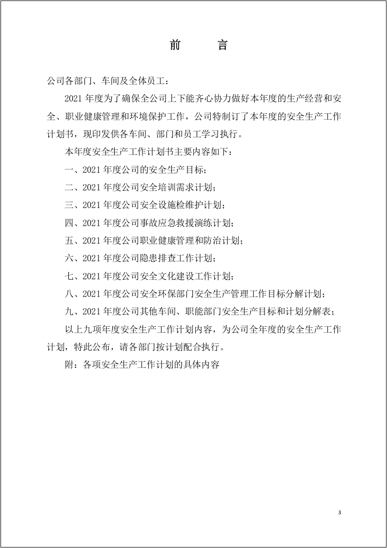 公司年度安全生产工作计划--最好版本.docx 第3页