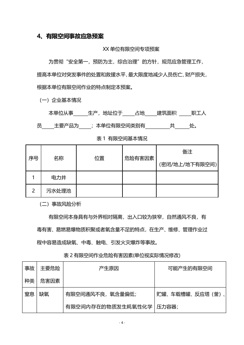 有限空间作业安全档案汇编.docx 第4页