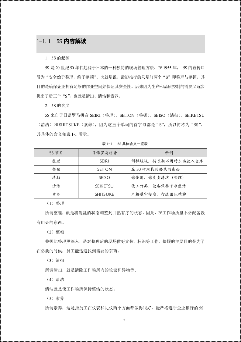 7S管理第一部分：内容解读.doc 第2页