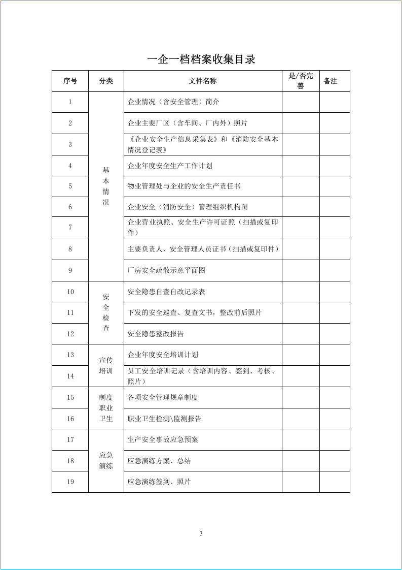 工业园区企业安全档案模板(一企一档).docx 第3页