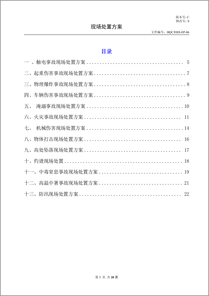 常见常用事故现场处置方案汇编.docx 第2页