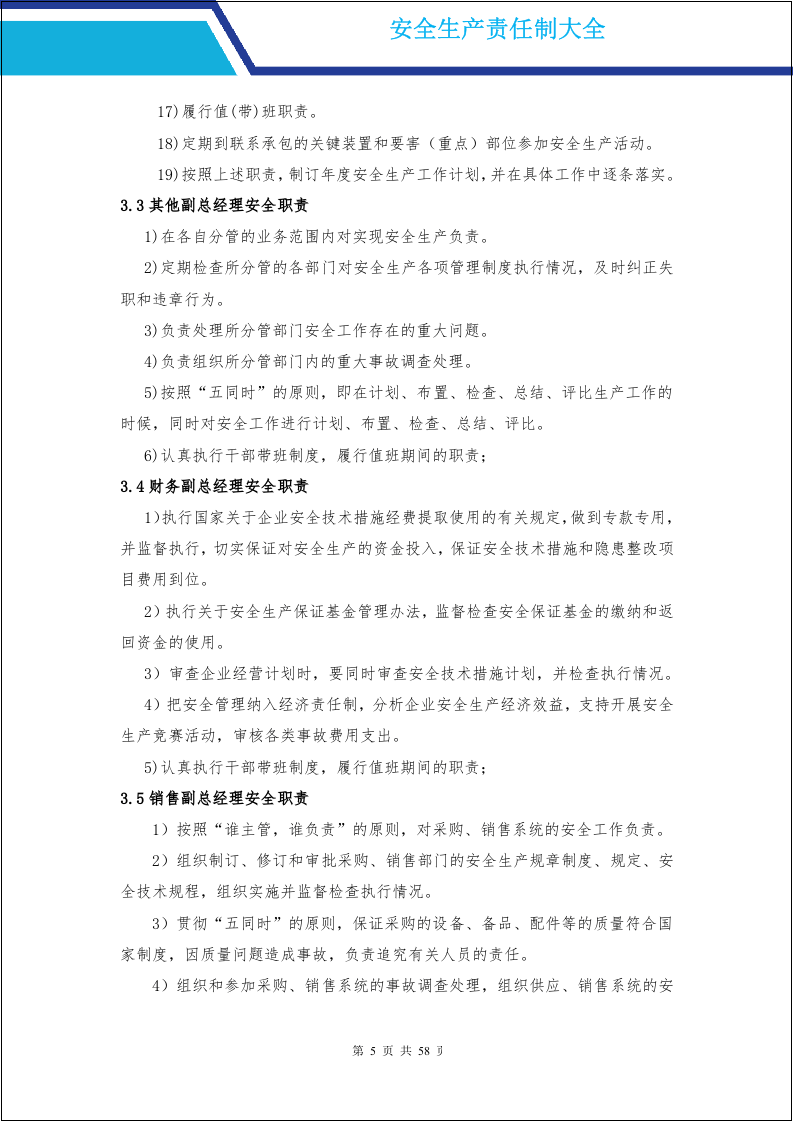 公司各岗位安全生产责任制.docx 第6页