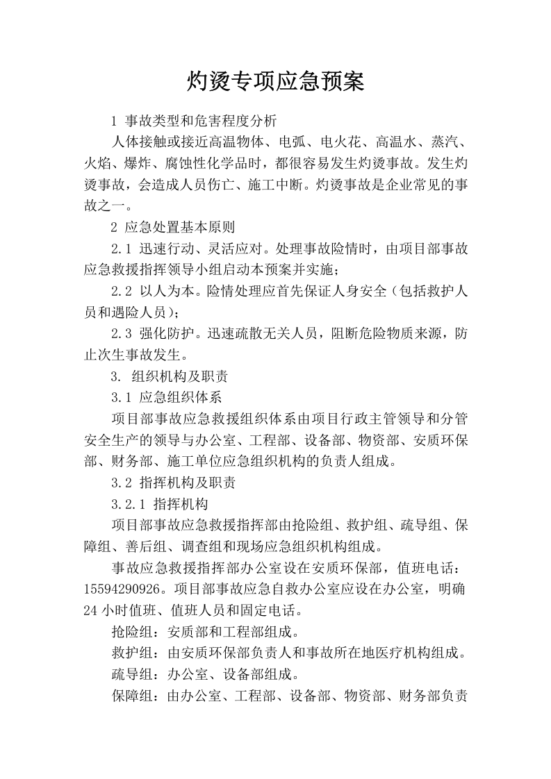 灼烫专项应急预案.docx 第1页