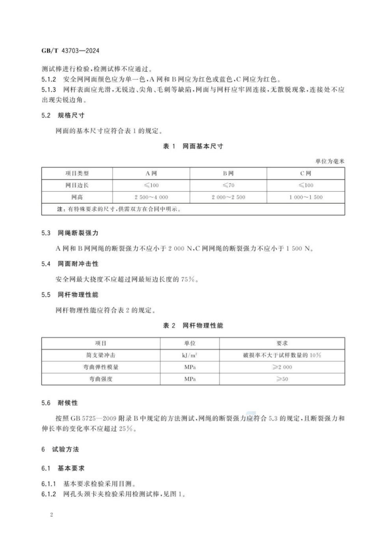 GB_T 43703-2024 滑雪场地 安全网的安全要求和试验方法.pdf 第6页
