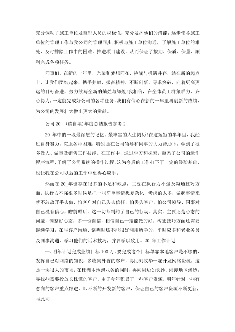 【模板】公司2024年度总结报告参考5篇.docx 第4页