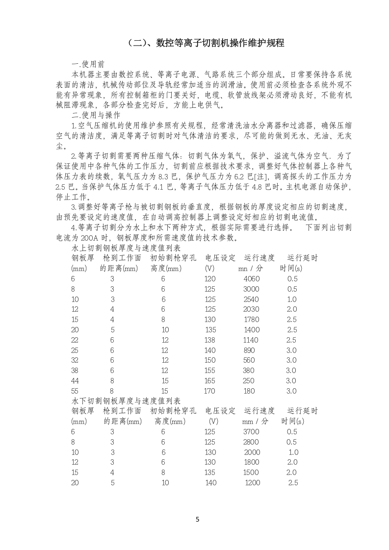 设备安全操作及维护规程.docx 第5页