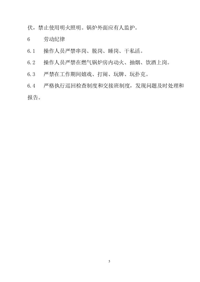 【锅炉47】余热锅炉安全操作规程.docx 第5页