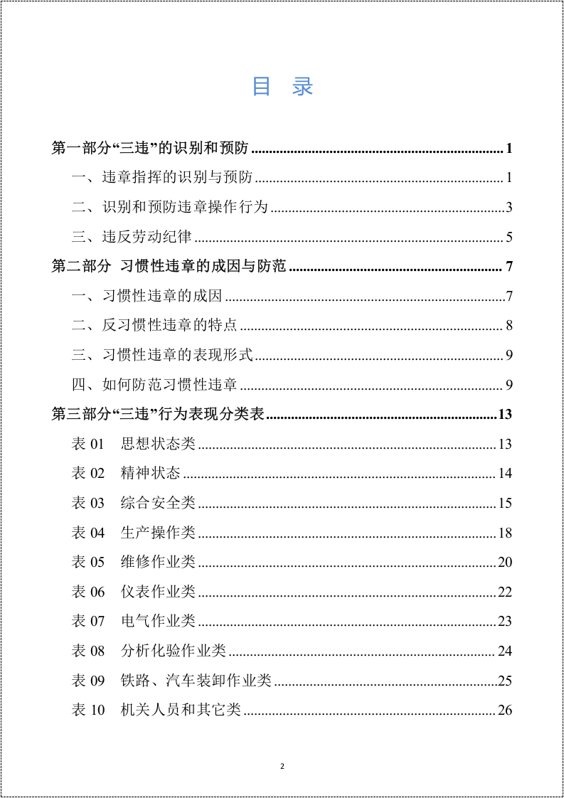 【不安全行为7】反&ldquo;三违&rdquo;行为与习惯性违章防范手册.docx 第2页