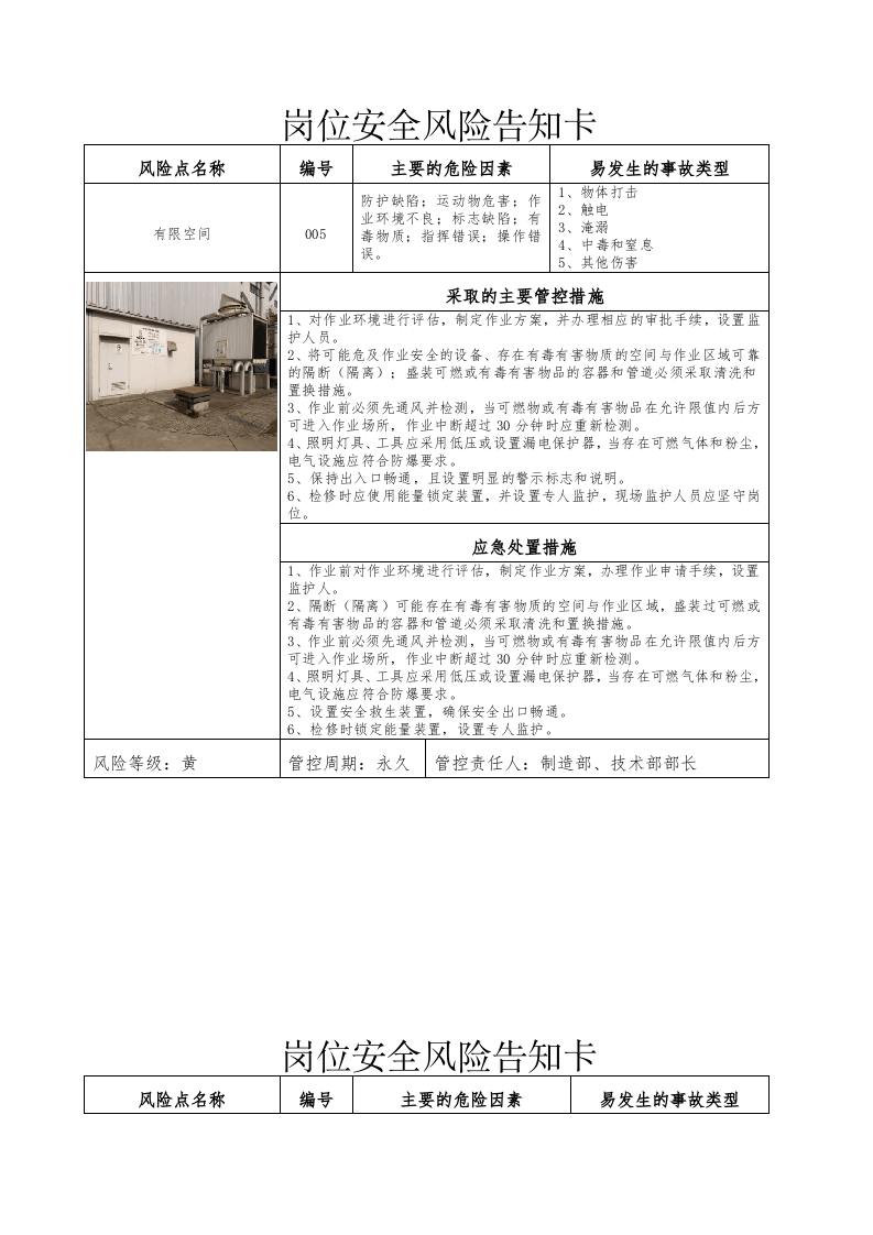特种设备风险告知卡汇总.docx 第5页