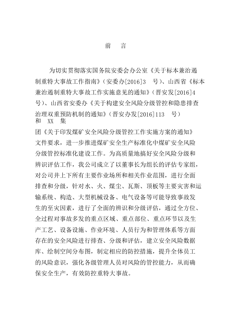 【风险评估报告03】矿业公司年度安全风险辨识评估报告（27页）.docx 第2页
