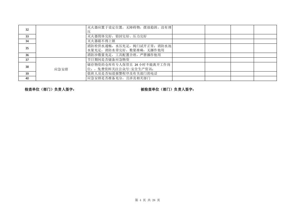 国庆节前安全检查表汇编（24页）.docx 第6页