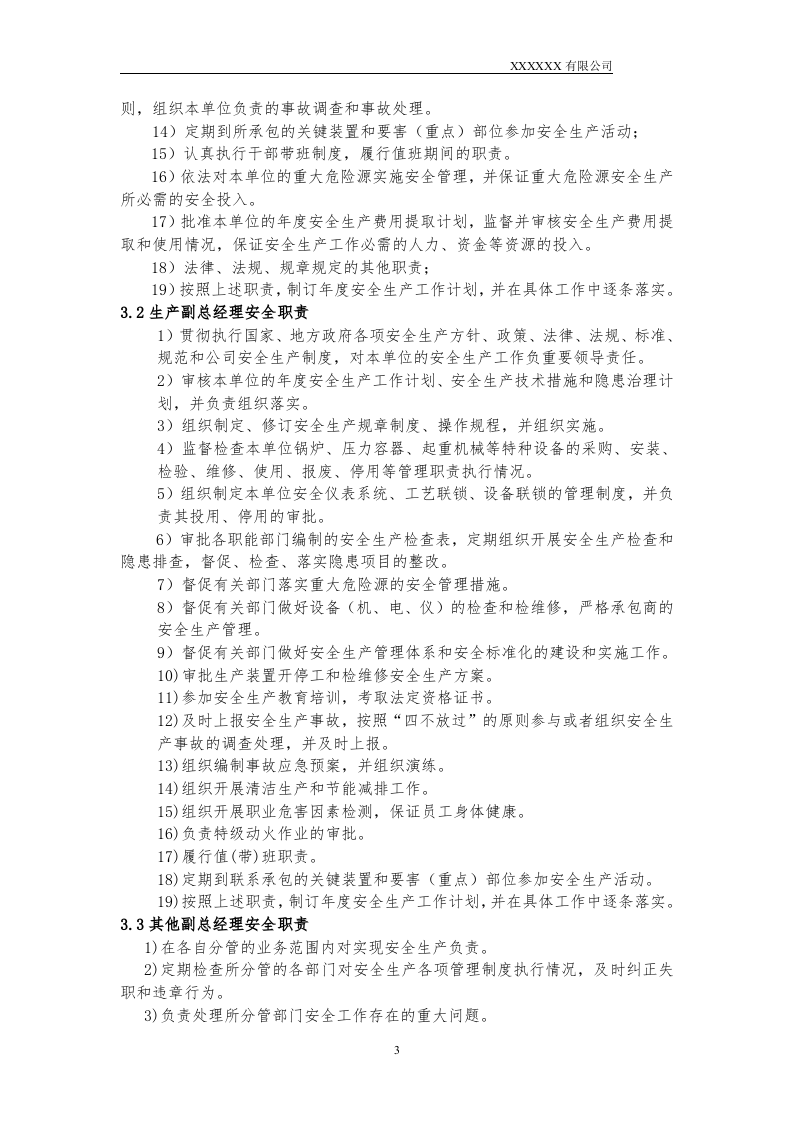 【汇编】公司各岗位安全生产责任制（41页）.doc 第3页