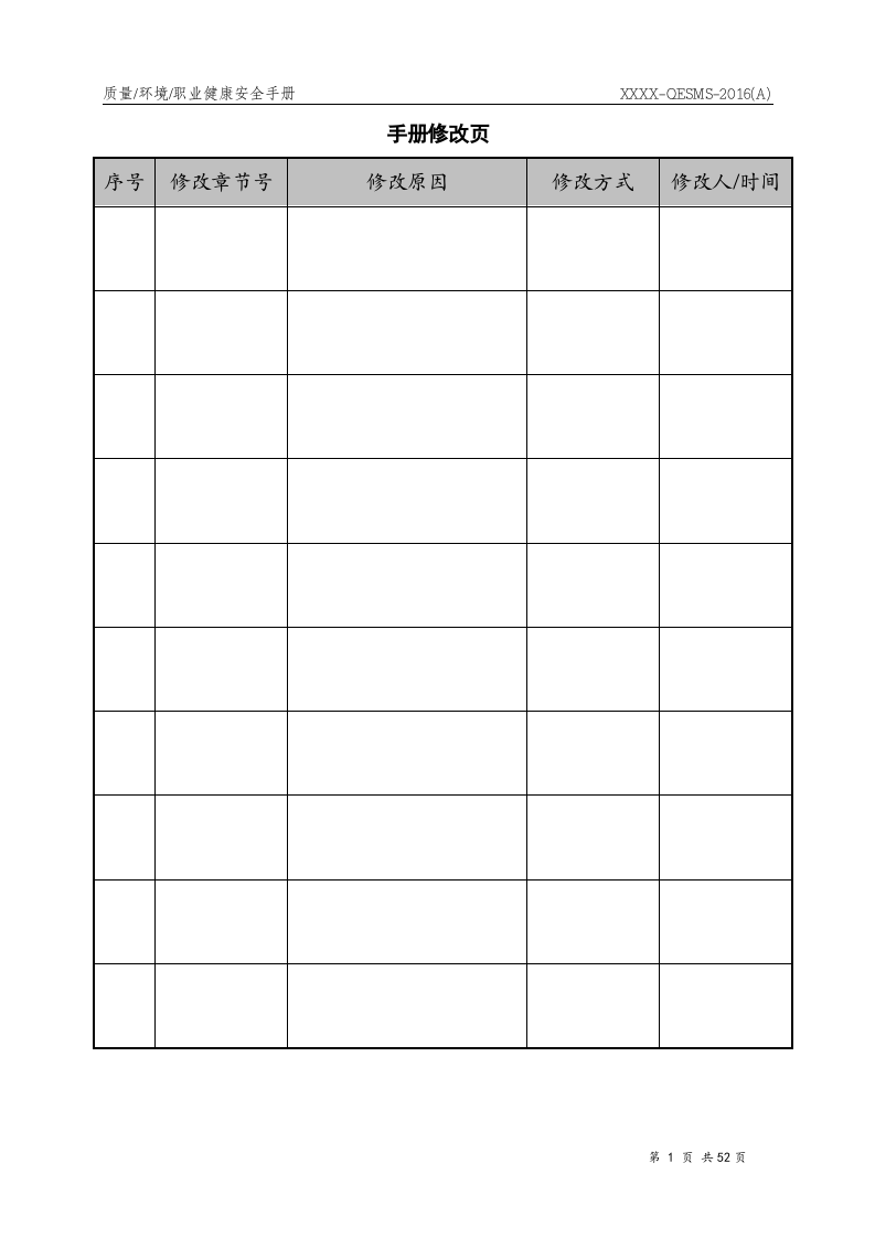 企业安全健康环保三体系综合管理手册.docx 第4页