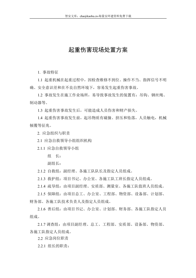 起重伤害专项应急预案和现场处置方案.docx 第6页