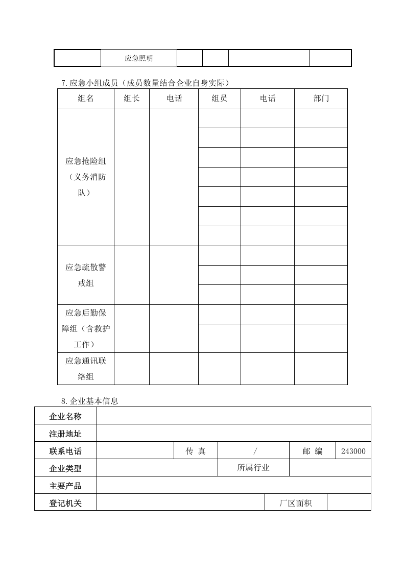 应急预案文件需准备资料.docx 第2页