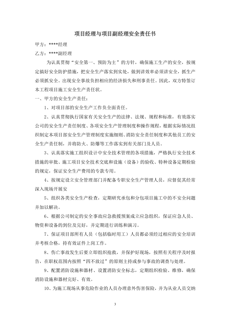 建筑项目各层级安全生产责任书.docx 第5页