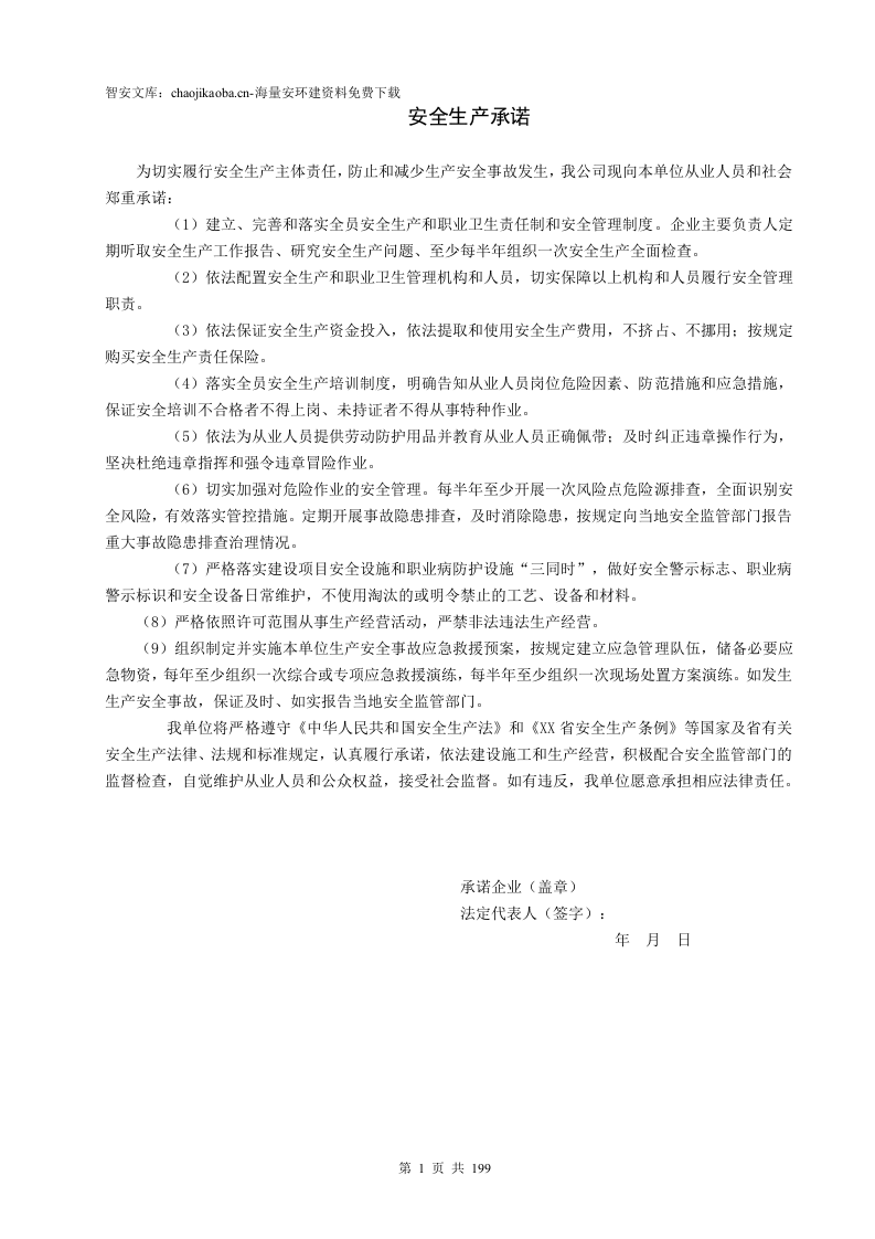 公司安全管理制度参考模板（195页）.docx 第5页