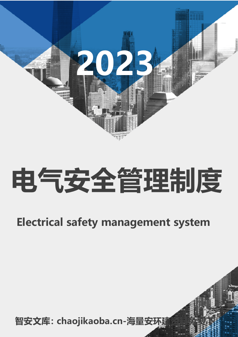 公司电气安全管理制度（31页）.docx 第1页