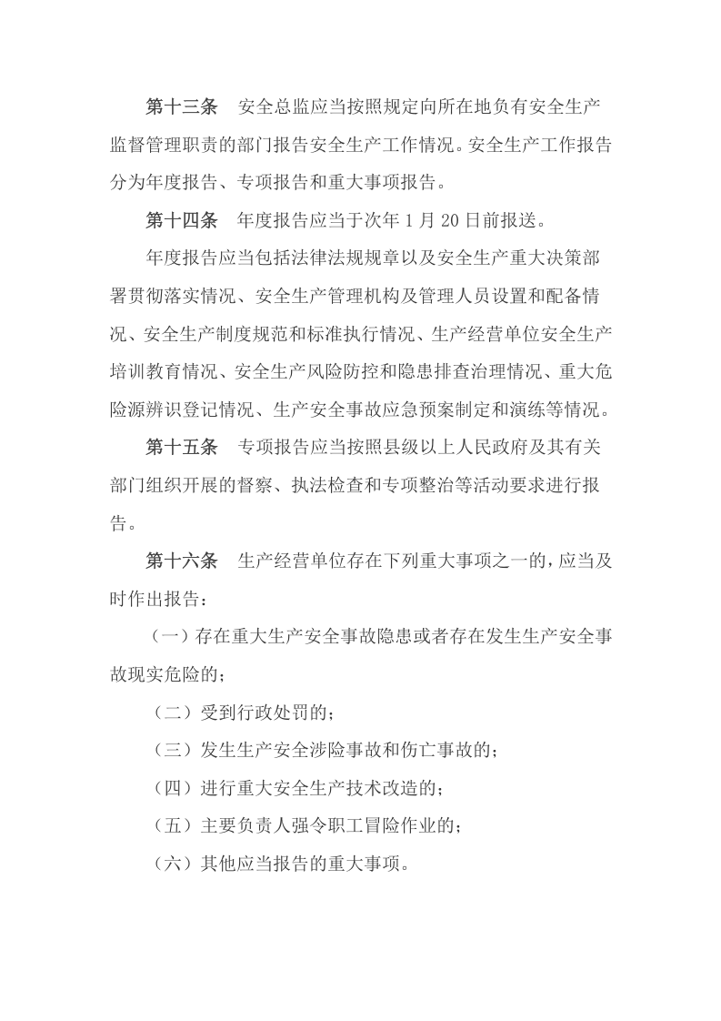 【安全总监文件】山东省《生产经营单位安全总监制度实施办法（试行）》.docx 第6页
