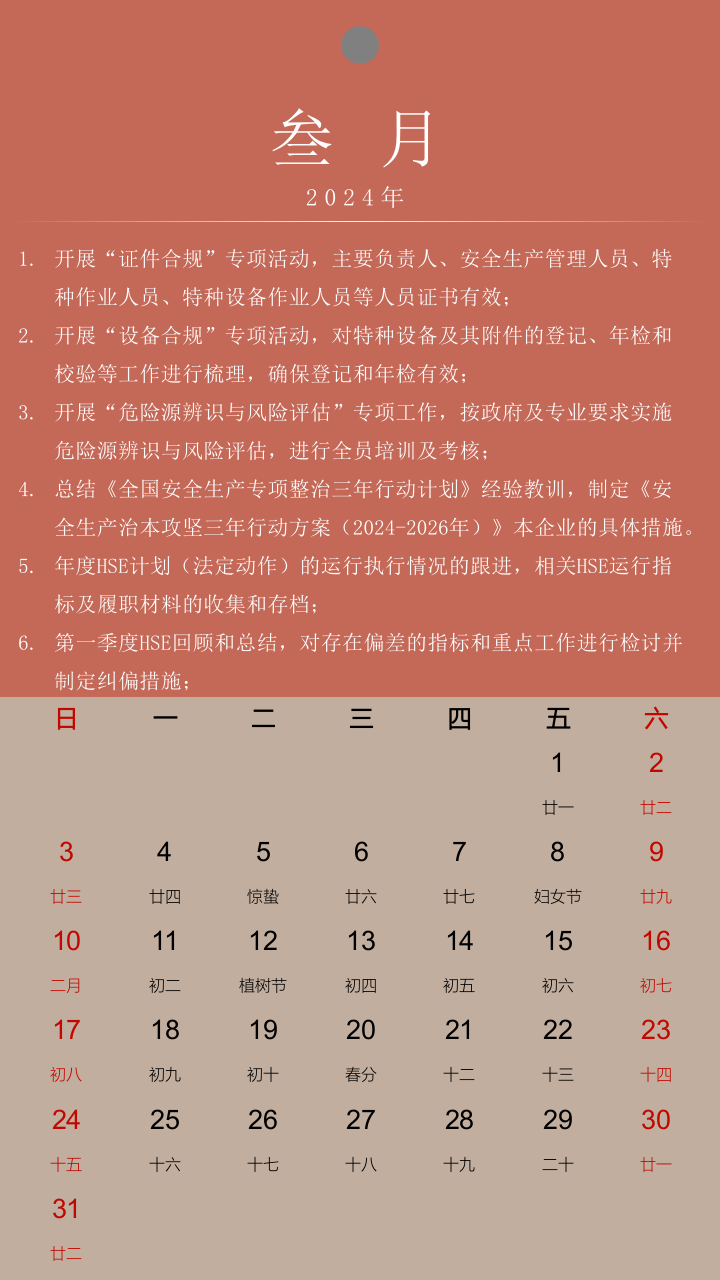安全人2024年日历竖版.pptx 第4页