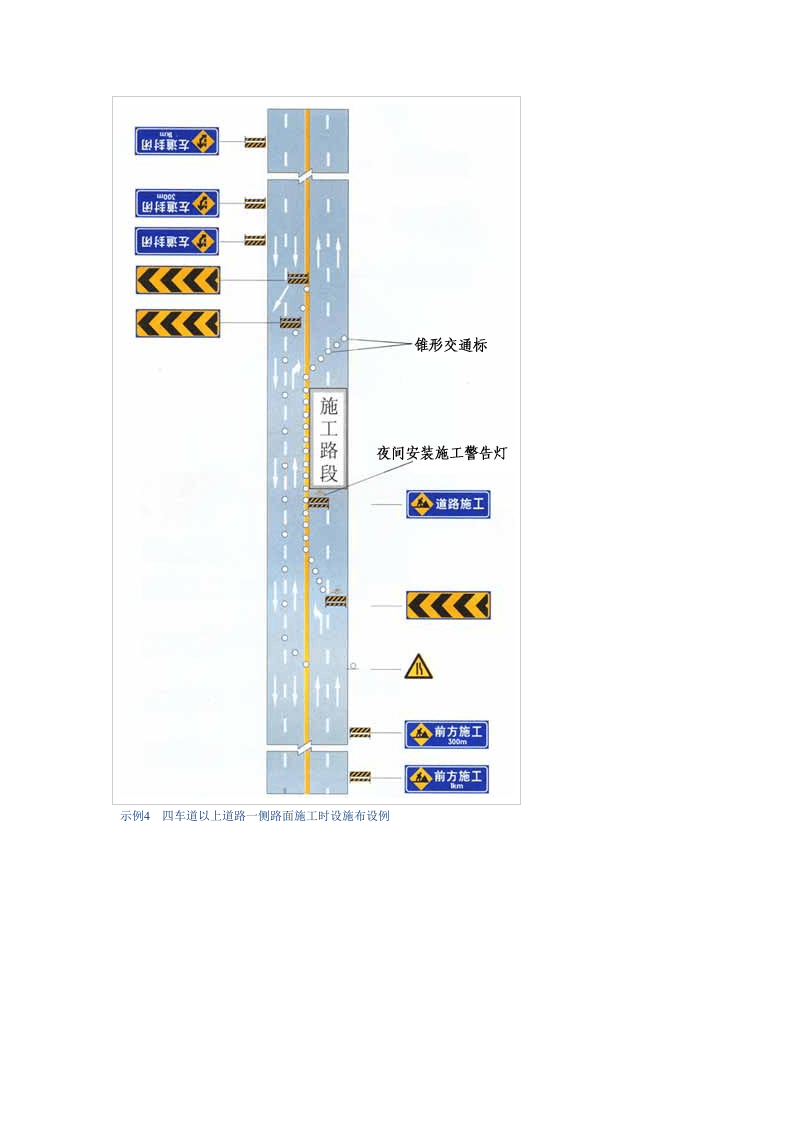 交通安全道路施工安全设施设置示例图解.docx 第4页