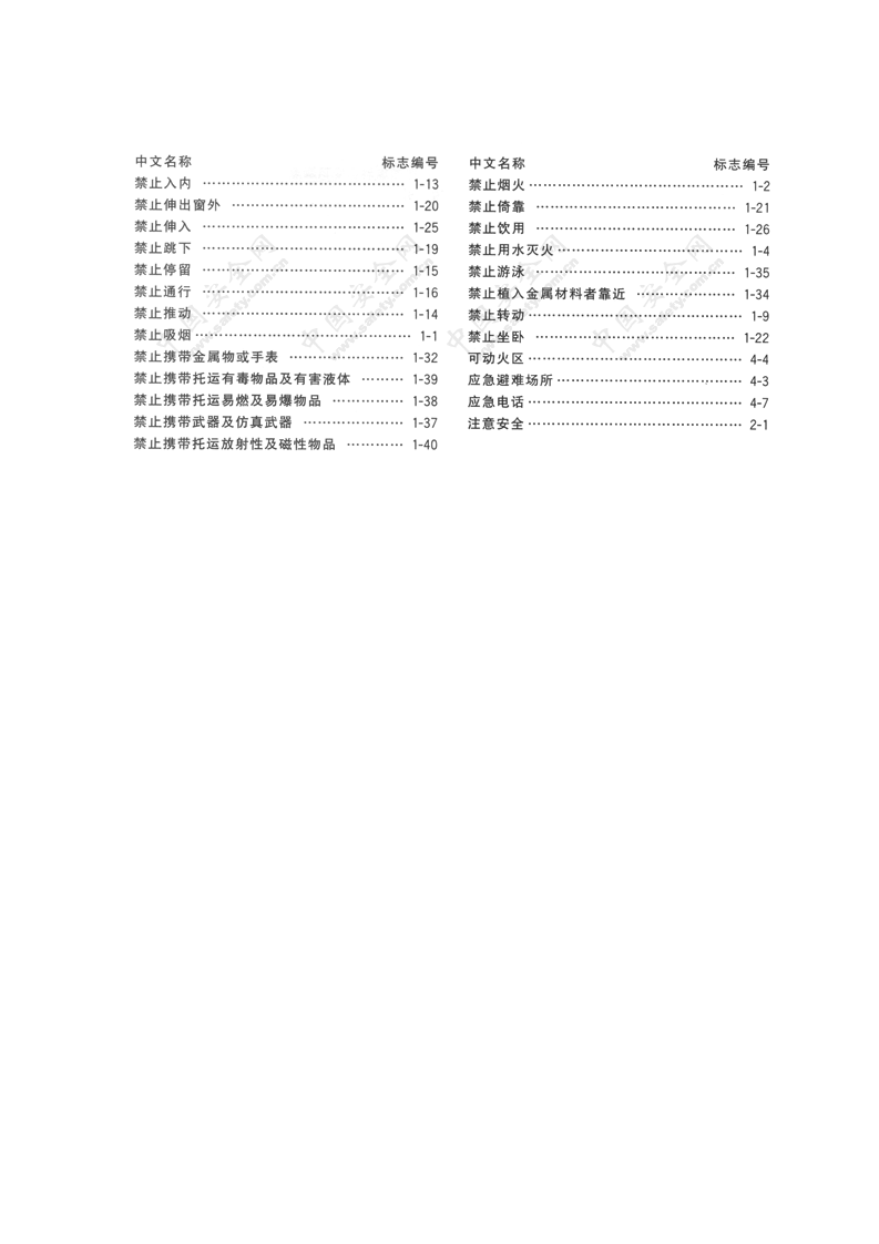 安全标志的中文索引.docx 第2页