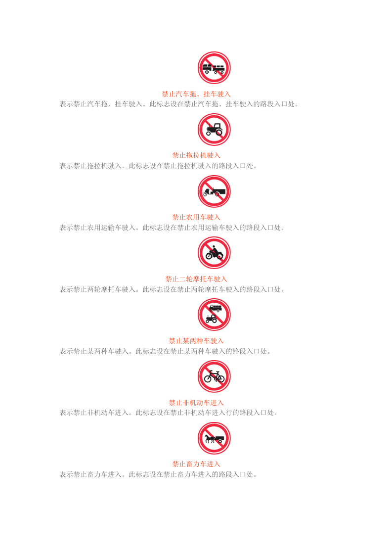 道路交通禁令标志.docx 第2页