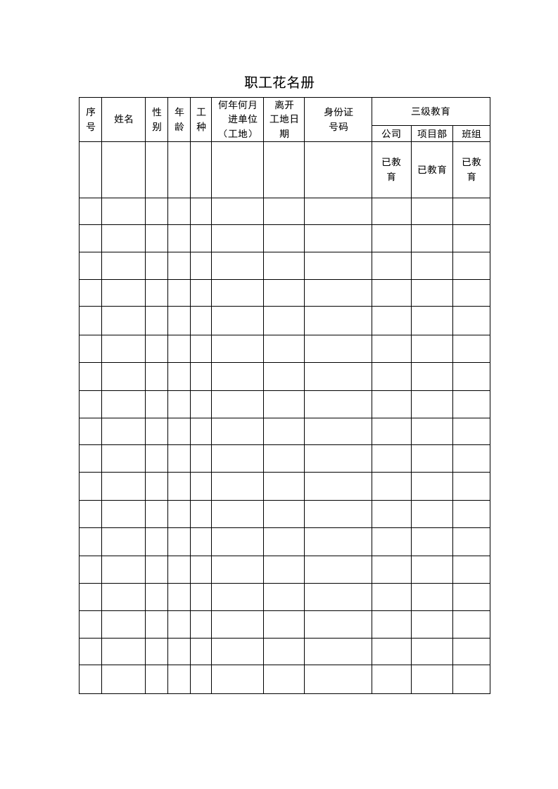 施工单位安全培训档案.docx 第3页
