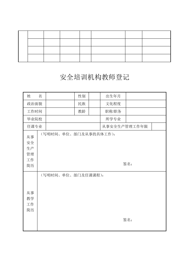 京市三级安全生产培训机构资质申请表.docx 第5页