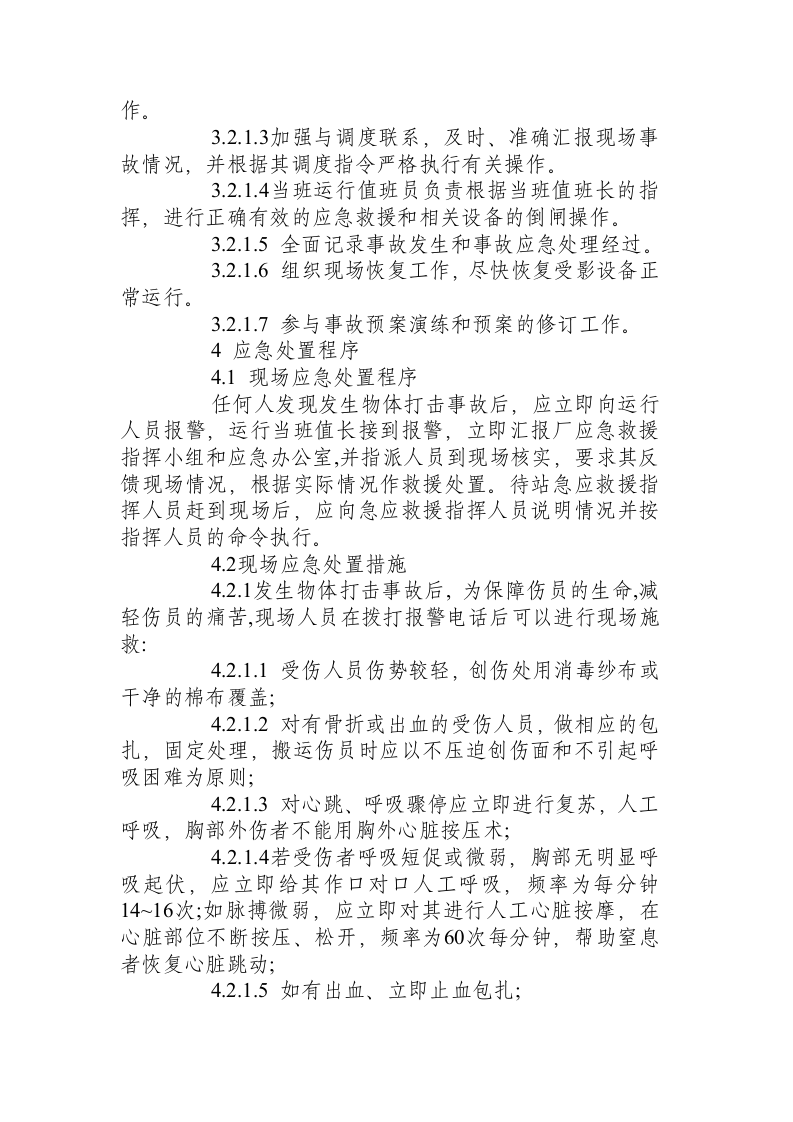 物体打击伤亡事故处置方案.docx 第3页