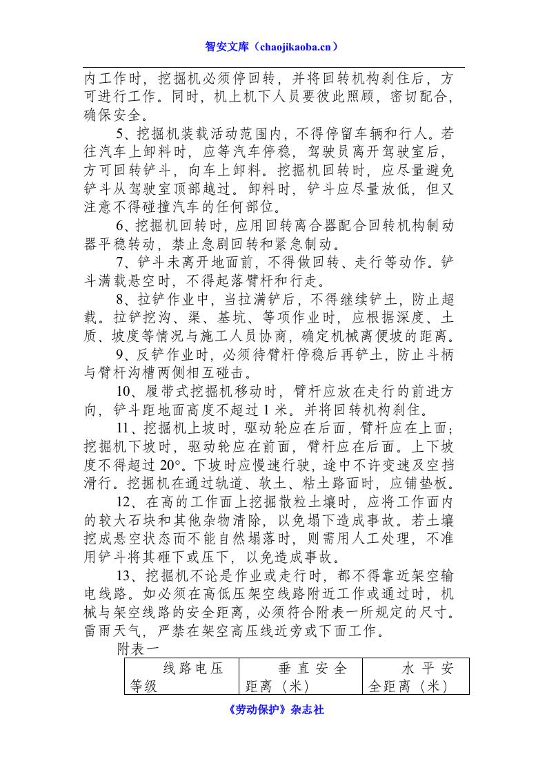 挖掘机安全操作规程.docx 第2页